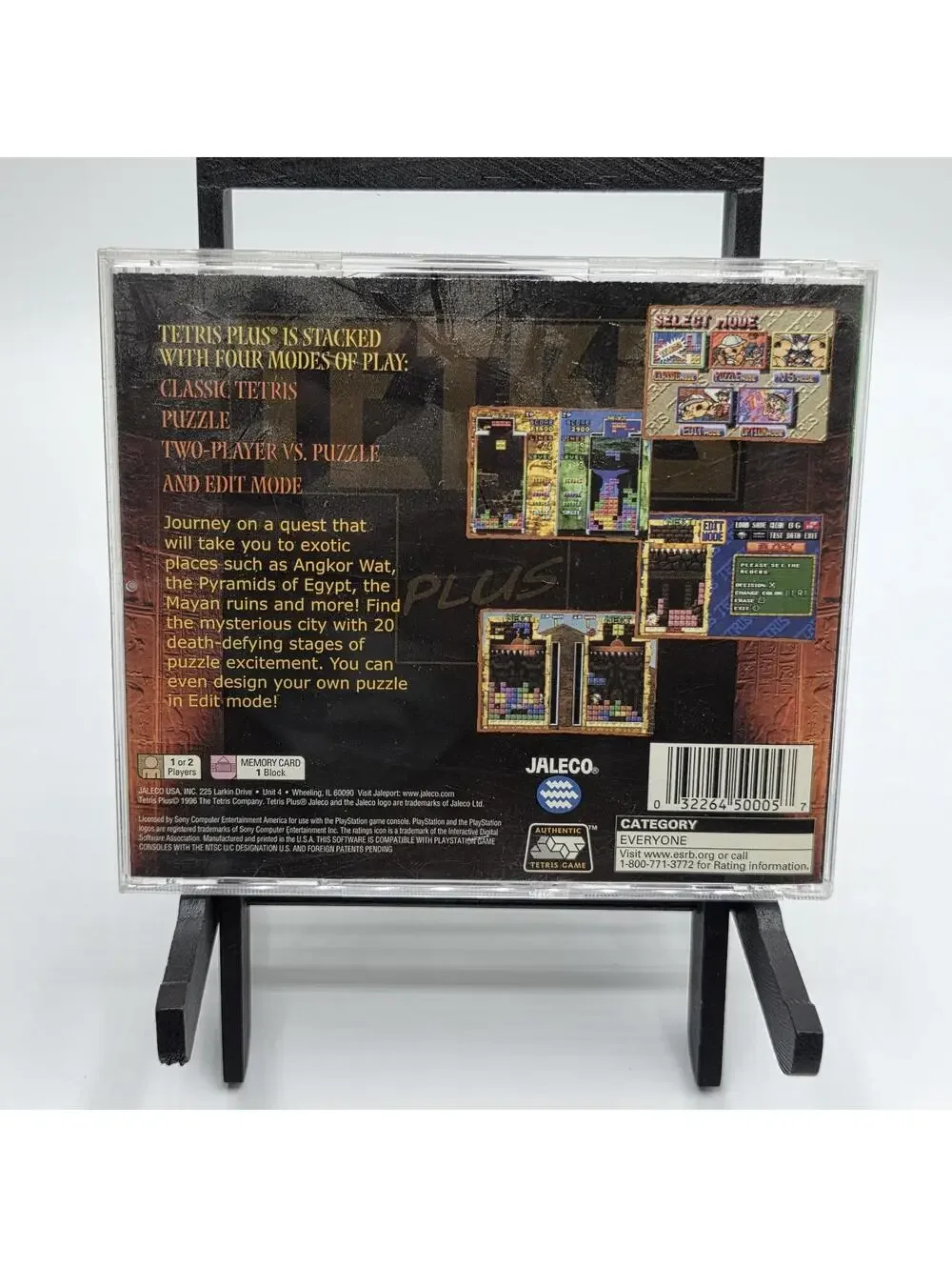Tetris Plus (Sony PlayStation 1, PS1) Tested Working Greatest Hits No Manual